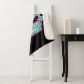 Pop Chock'Lit Shoppe Pink Logo Sherpa Deken (In situ)