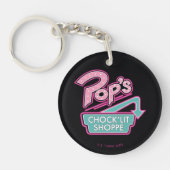 Pop Chock'Lit Shoppe Pink Logo Sleutelhanger (Voorkant)