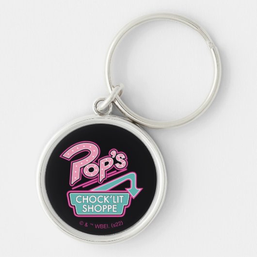 Pop Chock'Lit Shoppe Pink Logo Sleutelhanger (Voorkant)