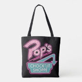 Pop Chock'Lit Shoppe Pink Logo Tote Bag (Achterkant)