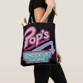 Pop Chock'Lit Shoppe Pink Logo Tote Bag (Dichtbij)