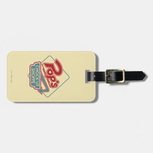 Pop Chock'Lit Shoppe Red Logo Bagagelabel (Voorkant horizontaal)