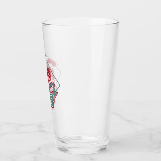 Pop Chock'Lit Shoppe Red Logo Glas (Links)