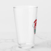 Pop Chock'Lit Shoppe Red Logo Glas (Rechts)