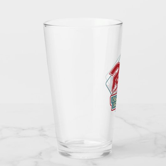 Pop Chock'Lit Shoppe Red Logo Glas (Rechts)