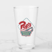 Pop Chock'Lit Shoppe Red Logo Glas (Voorkant)