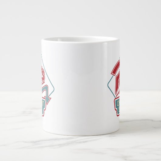 Pop Chock'Lit Shoppe Red Logo Grote Koffiekop (Voorkant)