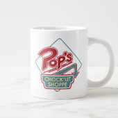 Pop Chock'Lit Shoppe Red Logo Grote Koffiekop (Rechts)