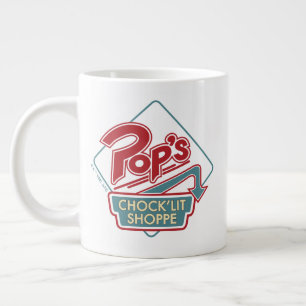 Pop Chock'Lit Shoppe Red Logo Grote Koffiekop