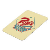 Pop Chock'Lit Shoppe Red Logo Magneet (Linkerzijde)