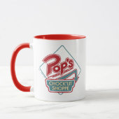 Pop Chock'Lit Shoppe Red Logo Mok (Links)