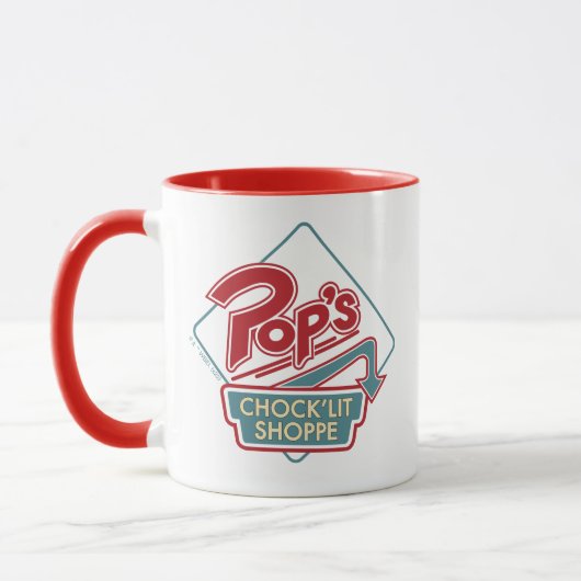 Pop Chock'Lit Shoppe Red Logo Mok (Links)