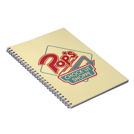 Pop Chock'Lit Shoppe Red Logo Notitieboek (Rechterzijde)