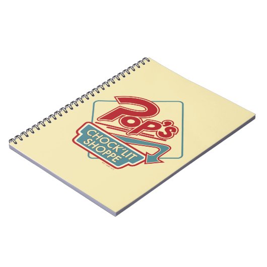 Pop Chock'Lit Shoppe Red Logo Notitieboek (Linkerzijde)