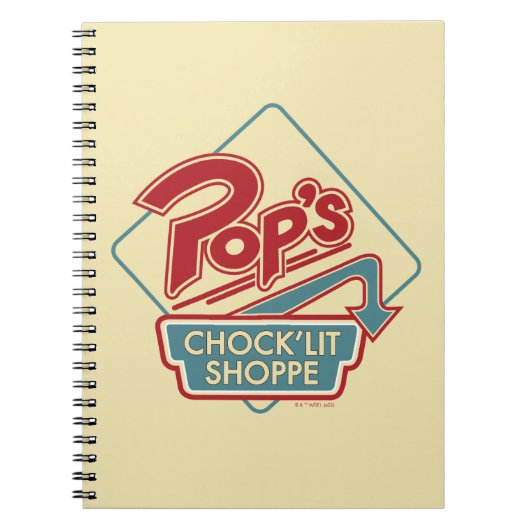 Pop Chock'Lit Shoppe Red Logo Notitieboek (Voorkant)