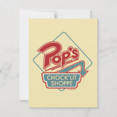 Pop Chock'Lit Shoppe Red Logo Notitiekaartje (Voorkant)