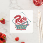 Pop Chock'Lit Shoppe Red Logo Servet (Insitu)