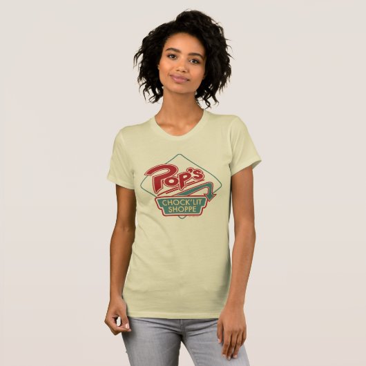 Pop Chock'Lit Shoppe Red Logo T-shirt (Voorkant volledig)