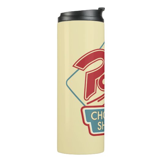 Pop Chock'Lit Shoppe Red Logo Thermosbeker (Gedraaid links)