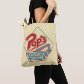 Pop Chock'Lit Shoppe Red Logo Tote Bag (Dichtbij)