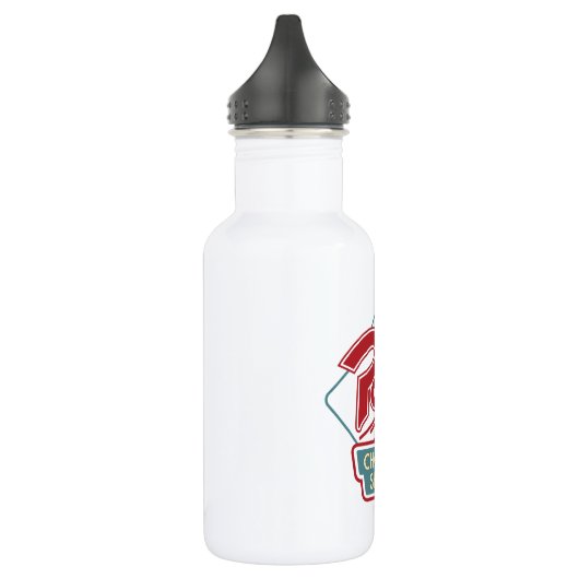Pop Chock'Lit Shoppe Red Logo Waterfles (Links)