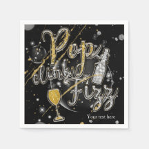 POP CLINK FIZZ Champagne Bubbles Feest