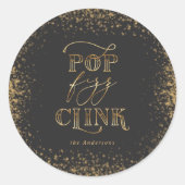 Pop Clink Fizz Party stickers (Voorkant)