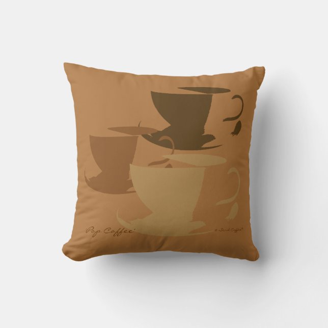 Pop Coffee Pillow Kussen (Voorkant)