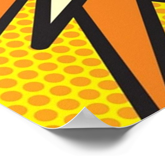 POP Comic Book Pop Art Cool Retro Trendy Poster (Hoek)