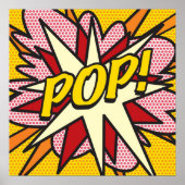 POP Comic Book Pop Art Cool Retro Trendy Poster (Voorkant)