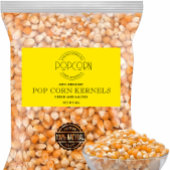 Pop Con Kernels bewerkbare label Sticker