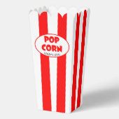 Pop Corn Gepersonaliseerde Filmavond Bedankdoosjes (Voorkant)