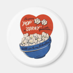 Pop "Corny" Valentijn Magneet