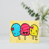 Pop Craze Briefkaart (Staand voorkant)