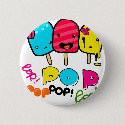 Pop Craze Ronde Button 5,7 Cm (Voorkant)