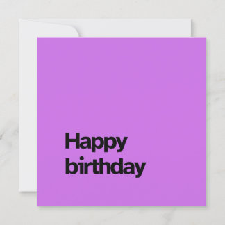 Pop Culture Birthday Card - card #4 of 6 Kaart