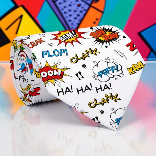 Pop Culture Comics Custom Necktie Tie Stropdas
