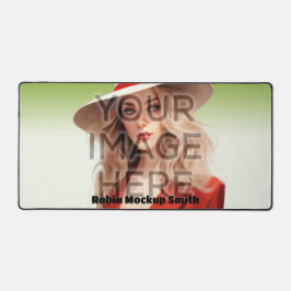 Pop Culture Signable Foto toevoegen Gepersonalisee Bureaumat