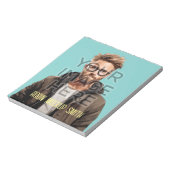 Pop Culture Signable Foto toevoegen Gepersonalisee Notitieblok (Linkerzijde)