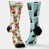 Pop Culture Signable Foto toevoegen Gepersonalisee Sokken (Gebogen)
