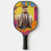 Pop Cultuur Gepersonaliseerd Foto Pickleball Paddl Pickleball Paddle (Achterkant)
