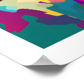 Pop Cultuur Levendige kleuren Poster (Hoek)