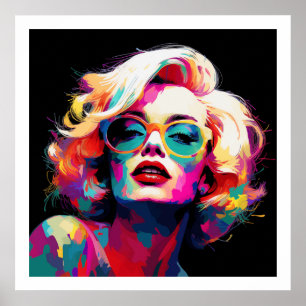 Pop Cultuur Levendige kleuren Poster