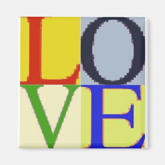 POP CULTUUR LIEFDE MAGNEET (Voorkant)