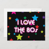 Pop Cultuur Retro Ik hou van de jaren 80 Briefkaart (Voorkant / Achterkant)