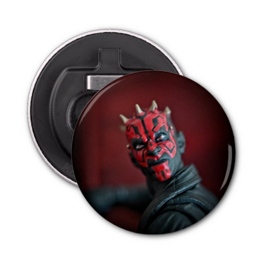 Pop Cultuur Sci-Fi Speelgoed Fotografie ontworpen Button Flesopener (Voorkant)