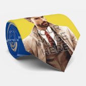 Pop cultuur signable foto persoonlijke aangepaste  stropdas (Opgerold)