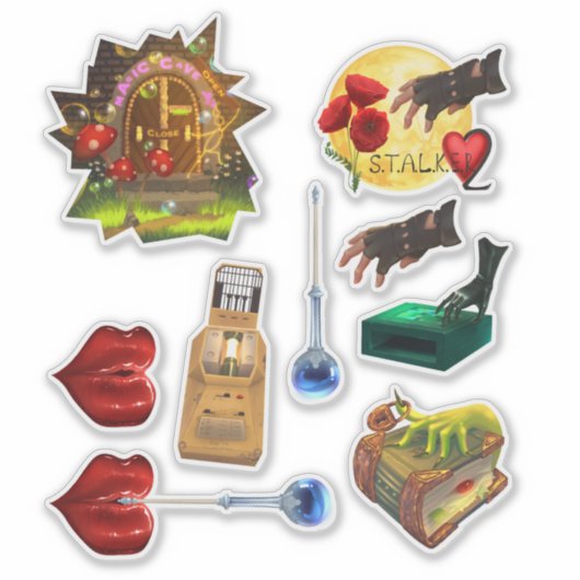 Pop cultuur stickers met Dune 2 Stalker 2 Magic (Voorkant)