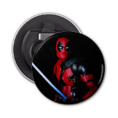 Pop Cultuur Stripboek Speelgoed Fotografie ontworp Button Flesopener (Voorkant)