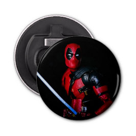 Pop Cultuur Stripboek Speelgoed Fotografie ontworp Button Flesopener